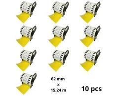 Brother DK-22606 DK22606 etiketės ritinys Dore analoginė komplektas 10 vienetų