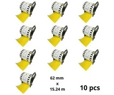 Brother DK-22606 DK22606 etiketės ritinys Dore analoginė komplektas 10 vienetų