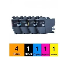Brother LC-3211 LC3211 rašalinė kasetė G&amp;G suderinama, multipaketas 4 vnt