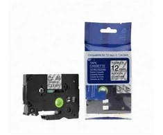 Dore PRINTLINE compatible tape with Brother TZE-FX131, 12mm, juodas print/translucent, laminated