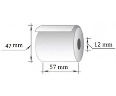 Dore Kasos aparato rulonas 57mm x 47mm x 12mm 25 metrai