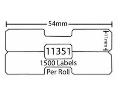 Dymo 11351 S0722360 etiketės ritinys Dore analoginė