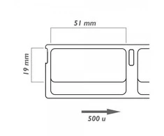 Dymo 11355 S0722550 etiketės ritinys Dore analoginė