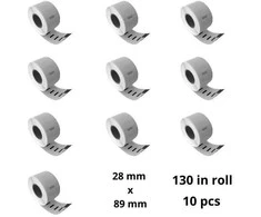 Dymo 99010 S0722370 etiketės ritinys Dore analoginė komplektas 10 vienetų