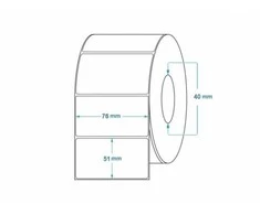EPSON C33S045542 High Gloss Label Roll 76mm x 51mm - 630 Labels Dore Manufacturer