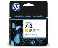 Hewlett Packard (HP) HP 712 29-ml Geltona DesignJet Ink Cartridge