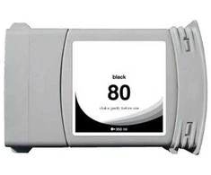 HP 80 C4871A BK rašalinė kasetė Dofe suderinama
