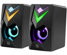 Kompiuterio kolonėlės PC Speakers 2.0 DEFENDER J4 2.0 6W LED USB juodas