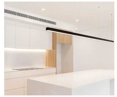 Bona Electrica LED Line šviestuvas 54W DW 4000K juodas