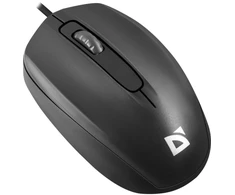 Pelė DEFENDER ALPHA MB-507 optinė 1000dpi 3P Juodas SILENT CLICK