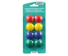 Stanger Spalvoti magnetai 8 vnt. rinkinys 73002
