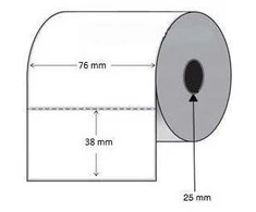 STARTSP 76mm x 38mm thermal label core 25mm labels in roll 810 Removable Dore Manufacturer