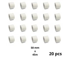 Zebra 58mm x 45000mm Thermal Paper Labels 40 mm Core Dore Manufacturer, 20 pcs