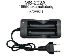 18650 baterijų pakrovėjas įkroviklis