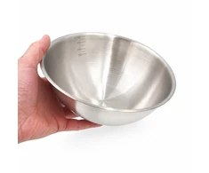 2000ml. Metalinis dubuo su matavimo skale, 23 cm