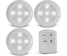 Pakabinamas šviestuvas 3X Led lemputės su pulteliu