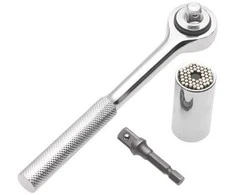 7-19mm Universali Galvutė + raktas