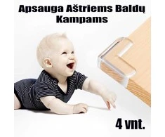 Apsauga Aštriems Baldų Kampams, 4 vnt.