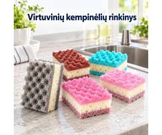 Aukštos kokybės valymo kempinės, 5 vnt. TR2289