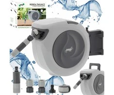 GARDEN LINE Automatinis sodo žarnos laikiklis su žarna 30 m + 2 m