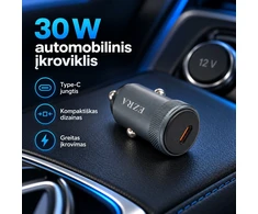 Automobilinis greitojo įkrovimo adapteris EZRA CR70 30 W