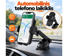 Automobilinis telefono laikiklis su siurbtuku EZRA HL146