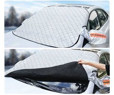 Automobilio stiklo uždangalas + veidrodėliai