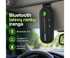 Bluetooth laisvų rankų įranga automobiliui