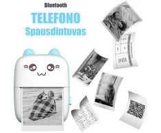 Bluetooth nešiojamas spausdintuvas