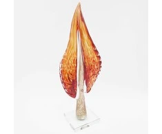 Dekoratyvinė stiklo skulptūra, 13×9×41 cm