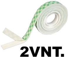 Dvipusė lipni juostelė, 2 vnt.