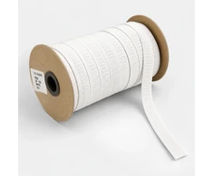 Elastinė juosta siuvimui 19 mm (45m) – balta