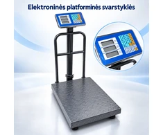 Elektroninės platforminės svarstyklės 300 kg / 50 g TR491B