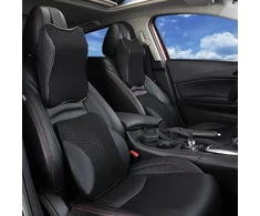 Ergonominių pagalvių rinkinys automobiliui JUODA