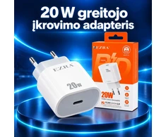 Greitojo įkrovimo adapteris EZRA HC174 20 W