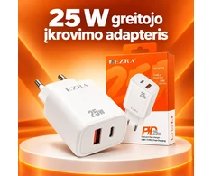 Greitojo įkrovimo adapteris EZRA HC175 25 W