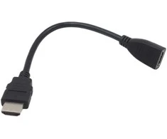 HDMI prailginimo kabelis (HDMI lizdas – HDMI kištukas), 20 cm