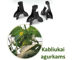 Kabliukai agurkams, 10 vnt.