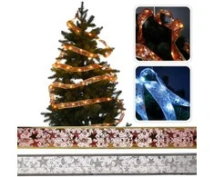 Kalėdinė LED juostelė, 5,2 m, 50 LED, šiltai balta