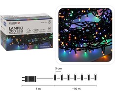 Extralink Kalėdinės LED girliandos, 200 LED, daugiaspalvės, 10 m