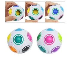 Kamuoliukas galvosūkis "Puzzle Magic Rainbow Ball"
