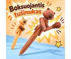 Kapibaros tušinukas su judančiomis bokso pirštinėmis