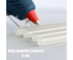Karštų klijų lazdelės (STOROS) 5 vnt.