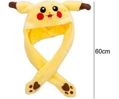 Kepurė su pakylančiomis ausimis "Pikachu"