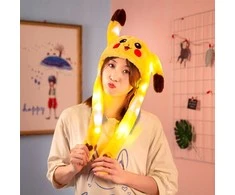 Kepurė su pakylančiomis ausimis "Pikachu"