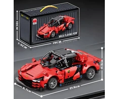 Konstruktorius sportinis automobilis konteinerio dėžutėje TR2387F