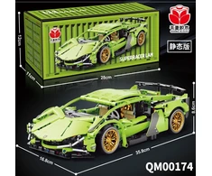 Konstruktorius sportinis automobilis konteinerio dėžutėje TR2387