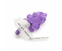 Kvapnus violetinės vynuogių kekės formos muilas su virvele TR2267C