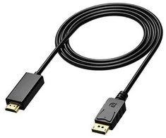 Hd39 Laidas DISPLAYPORT Į HDMI 1.8M 4K