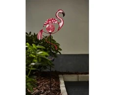 lauko LED lempa „Flamingo“ su saulės baterija (80 cm)